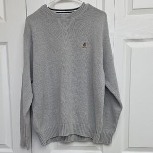 Tommy Hilfiger Vintage Light Gray Crewneck Sweater
